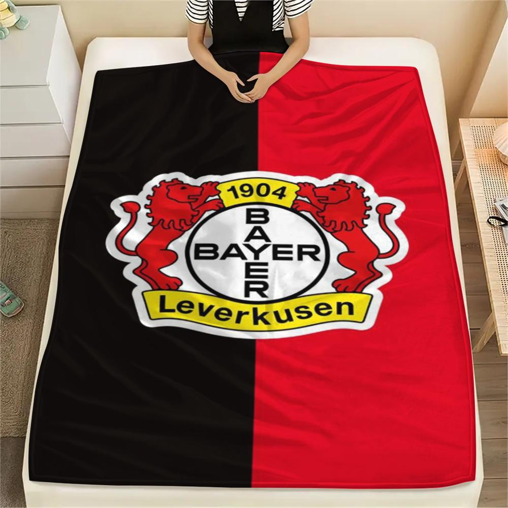 1ks Bayer 04 Leverkusen Potisk Flanelová deka, Vysoká kvalita Pohodlná pro Všechna roční období, Domácí dekorace, Teplo a Pohodlí, Perfektní pro Vánoční dárky13