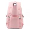 BAIJIAWEI 2025 Neue Modische Schultaschen mit Kontrastfarben für Junior High School Schüler, Rucksack mit großem Fassungsvermögen, Einfache Buchstaben, Leichte Büchertasche für Teenager