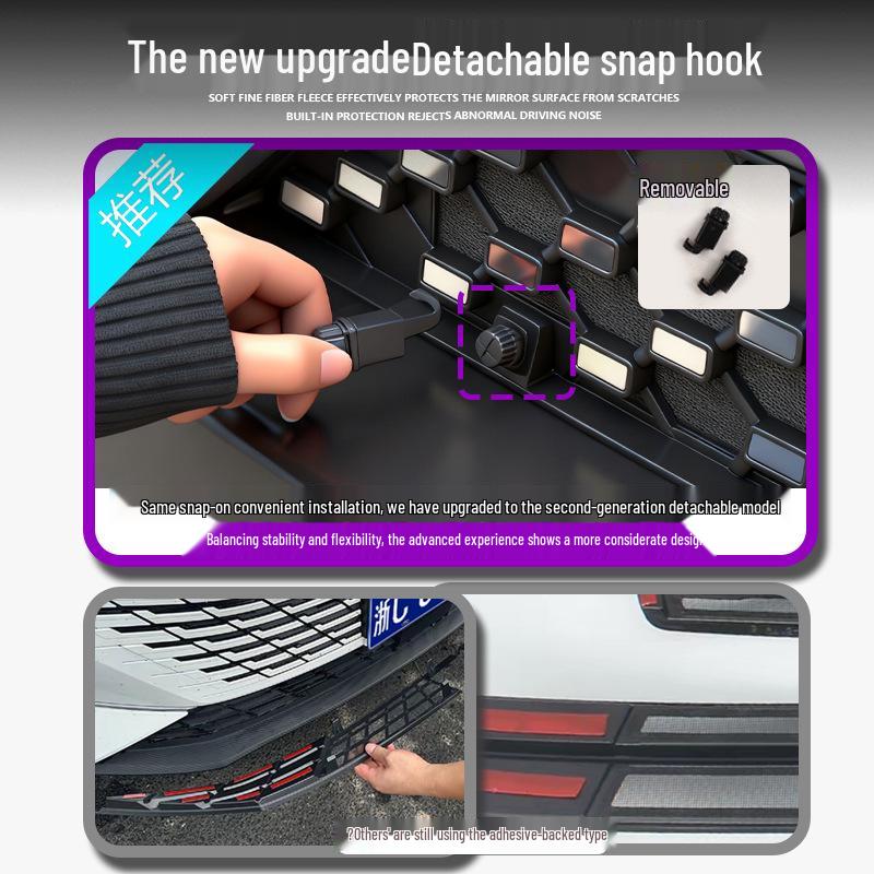 Mazda EZ60 Front Insect Net with Removable Stainless Steel Buckle - Mosquito and Insect Protection, Original Car Starry Sky Design