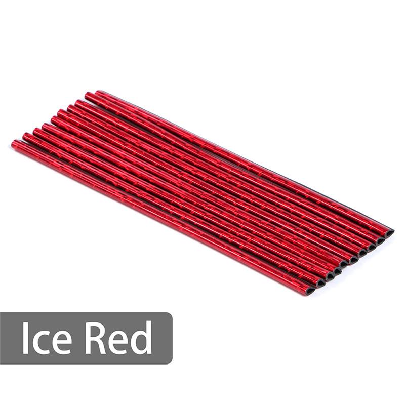 10 Pcs Car Styling Air Outlet Coating Finish 20cm Inner Molding Strip Ventilation Grille Switch Accessories For The Car Interior