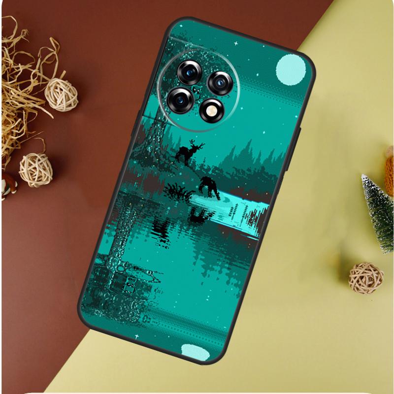 Art Pixel Aesthetic For OnePlus 13 13R 12 12R 11 9 10 Pro 8T 9RT 10T 10R Nord 4 CE 2 3 Lite N20 N30 Phone Case