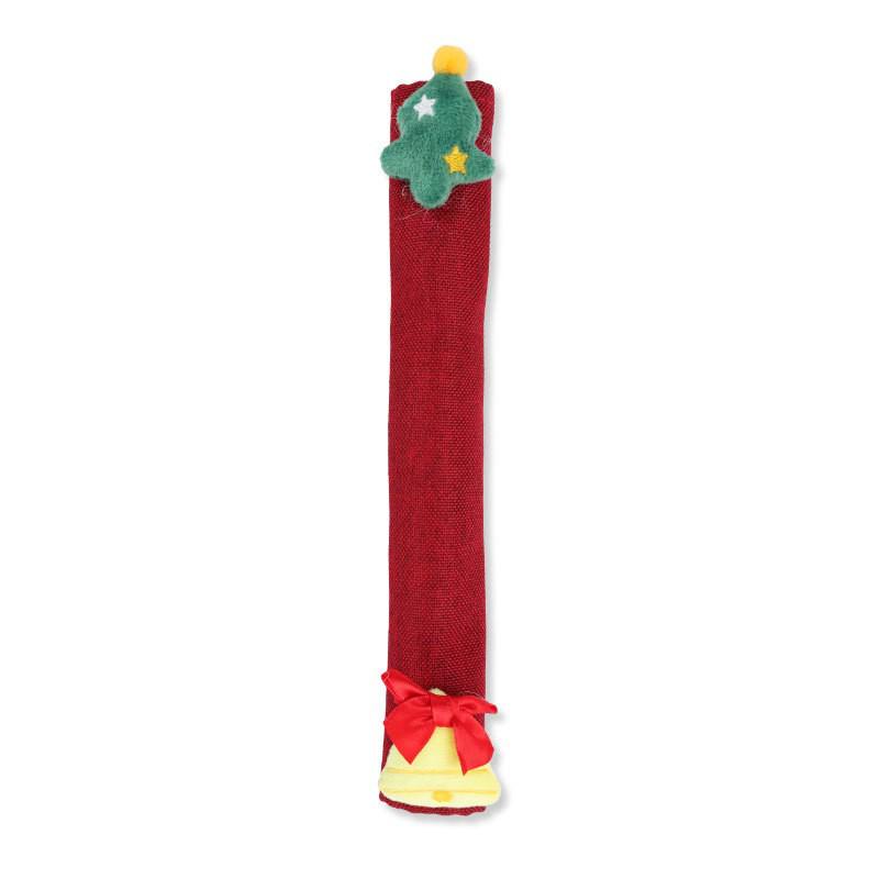 Individual Burlap Handle Covers for Microwave, Fridge, and Oven - Christmas Decor