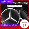 Car Sticker For Mercedes Benz Car Front Grill Logo Light mirror face LED Badge For Mercedes Benz W166 GLS350 AMG/GLS63 X205 Embl