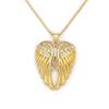 Nidin Hot Sale Eagle/Wing/Feather Shape Personality Pendant Necklace For Female Male Hip-Hop Style Clavicle Chain Jewelry Gifts