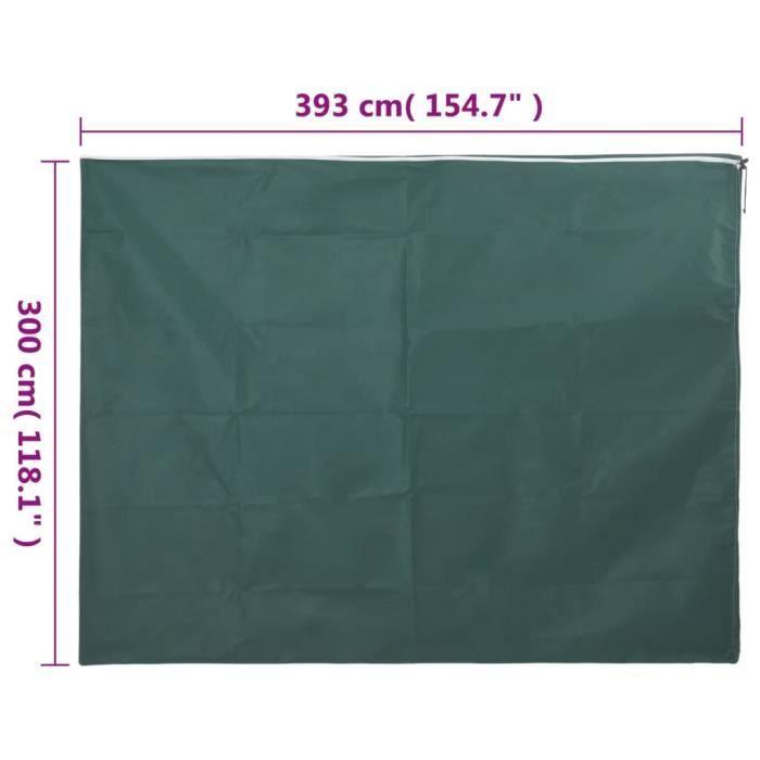 VidaXL Housse de protection pour plantes avec fermeture éclair 70 g-m² 364891