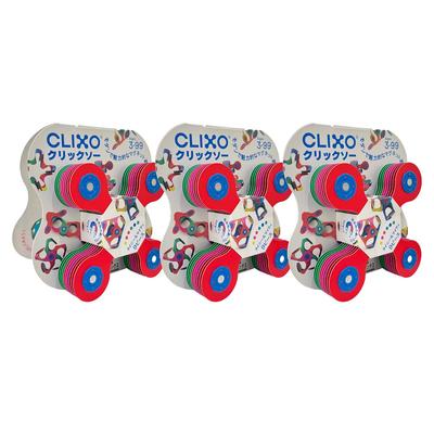 RANGS Click Saw CLIXO Set of 3 Magnetic Toy Magnet Educational Toy STEM Educational Assembly Toy Magnet Block (Tiny & Mighty)