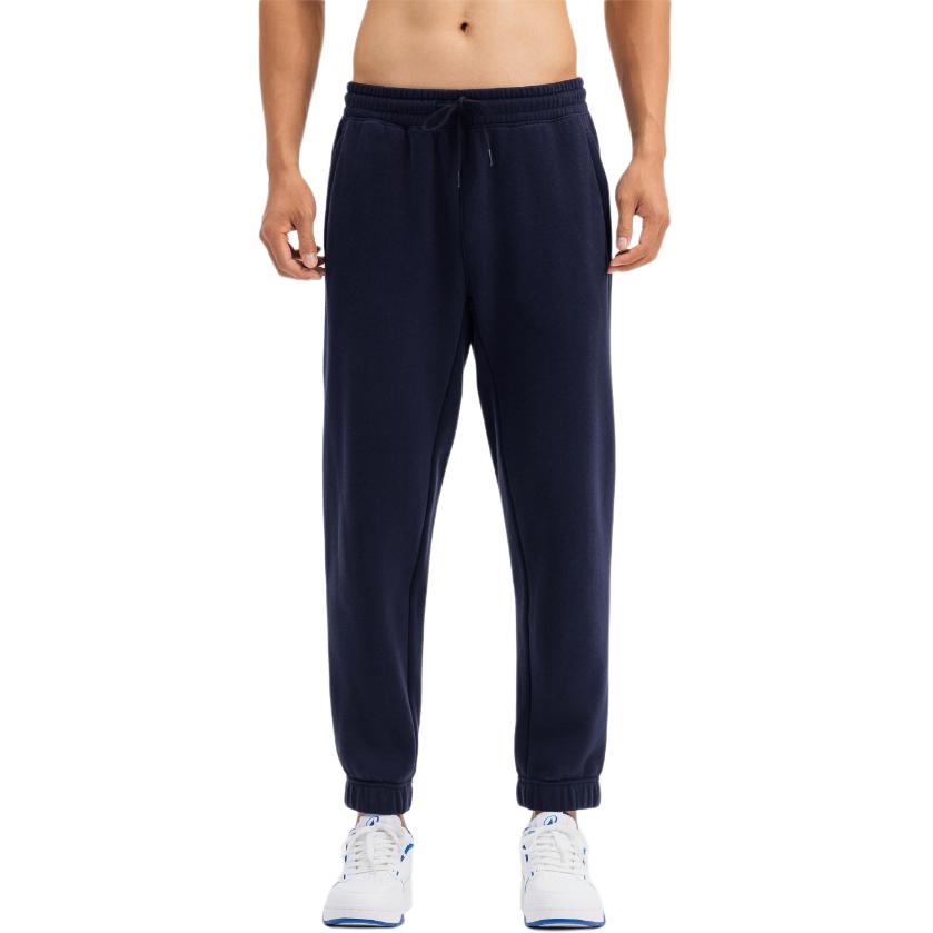 

DECATHLON DOMYOS Solid Soft Skin-Friendly Warm Knitted Sweatpants Men s Blue Black M