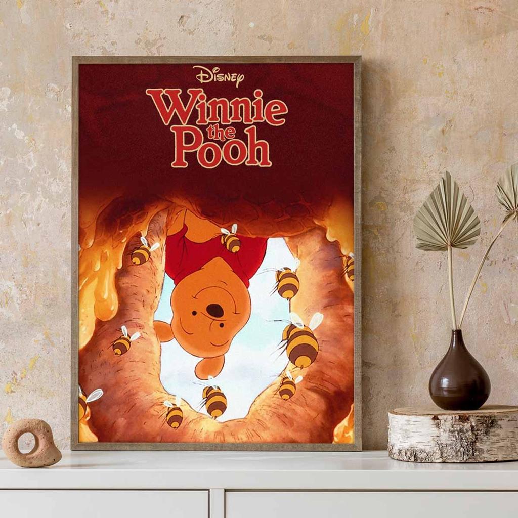 DIY Diamond Painting Winnie The Pooh and The Bee Cross Stitch Kit Mosaic Art Diamond Painting Full Circle Diamond Home Decoration