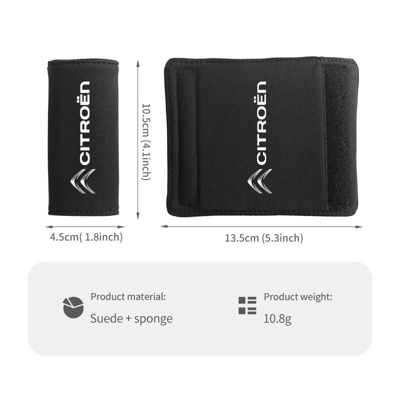 2 Stück Auto Dachgriff Schutzhülle Wildleder Sicherheits-Zuggriff Handschuhe für Citroen Jumper Celysee Cactus Picasso Aircross Saxo Grand
