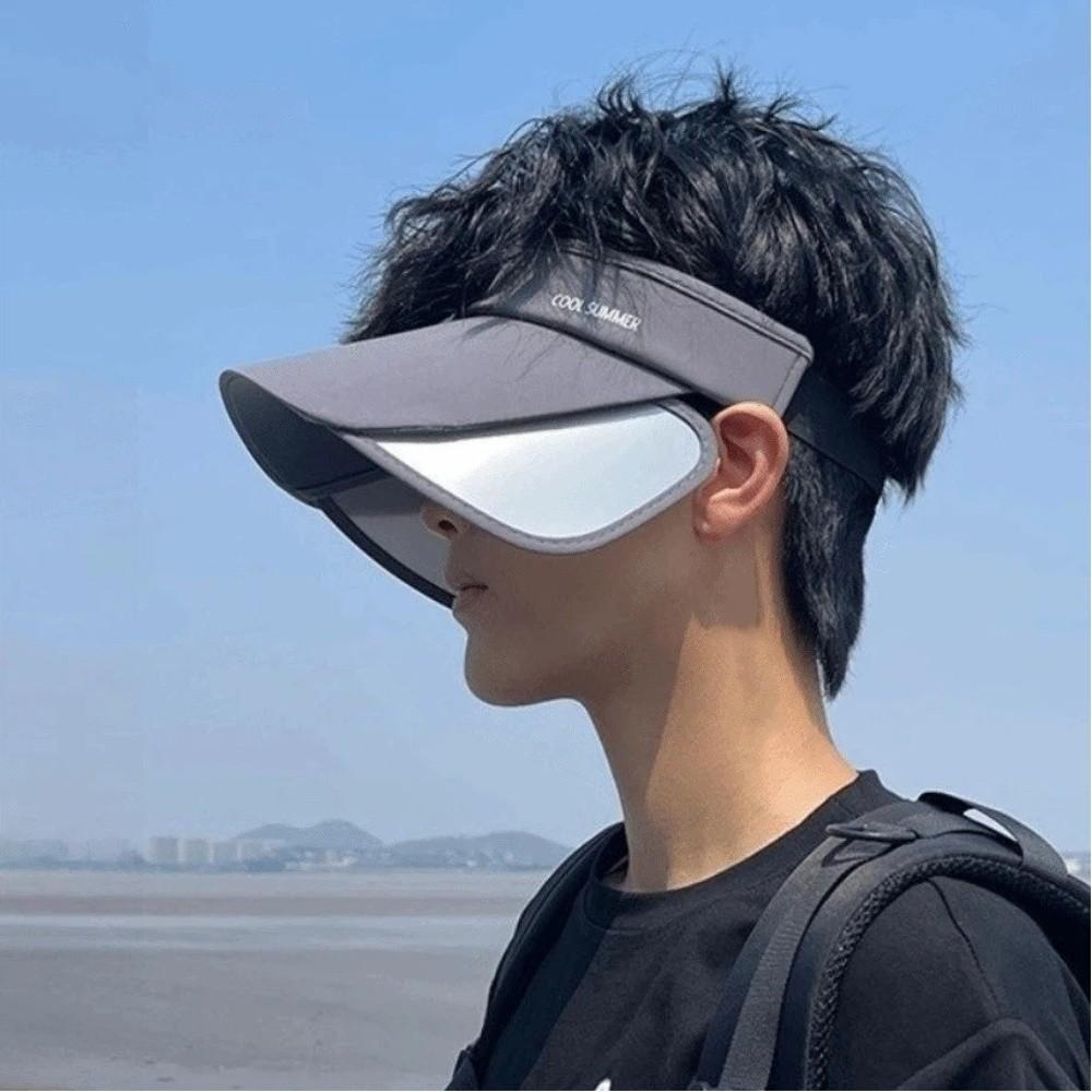 Lightweight Stretchable Brim Hat Adjustable Empty Top Sun Hat Sun Protection Hat  Summer Outdoor