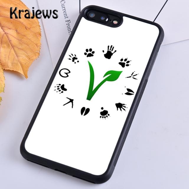 Krajews Vegan Vegetables Veggies Soft Phone Case Cover For IPhone 18 17 Air 16 15 14 plus 11 12 13 pro max coque Fundas