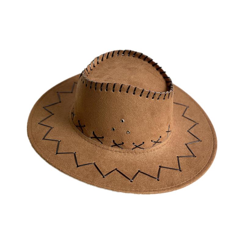 Kul Hatt Søt Stil Justerbar Hodeomkrets Solskjerm Vesternhatter Cowboy