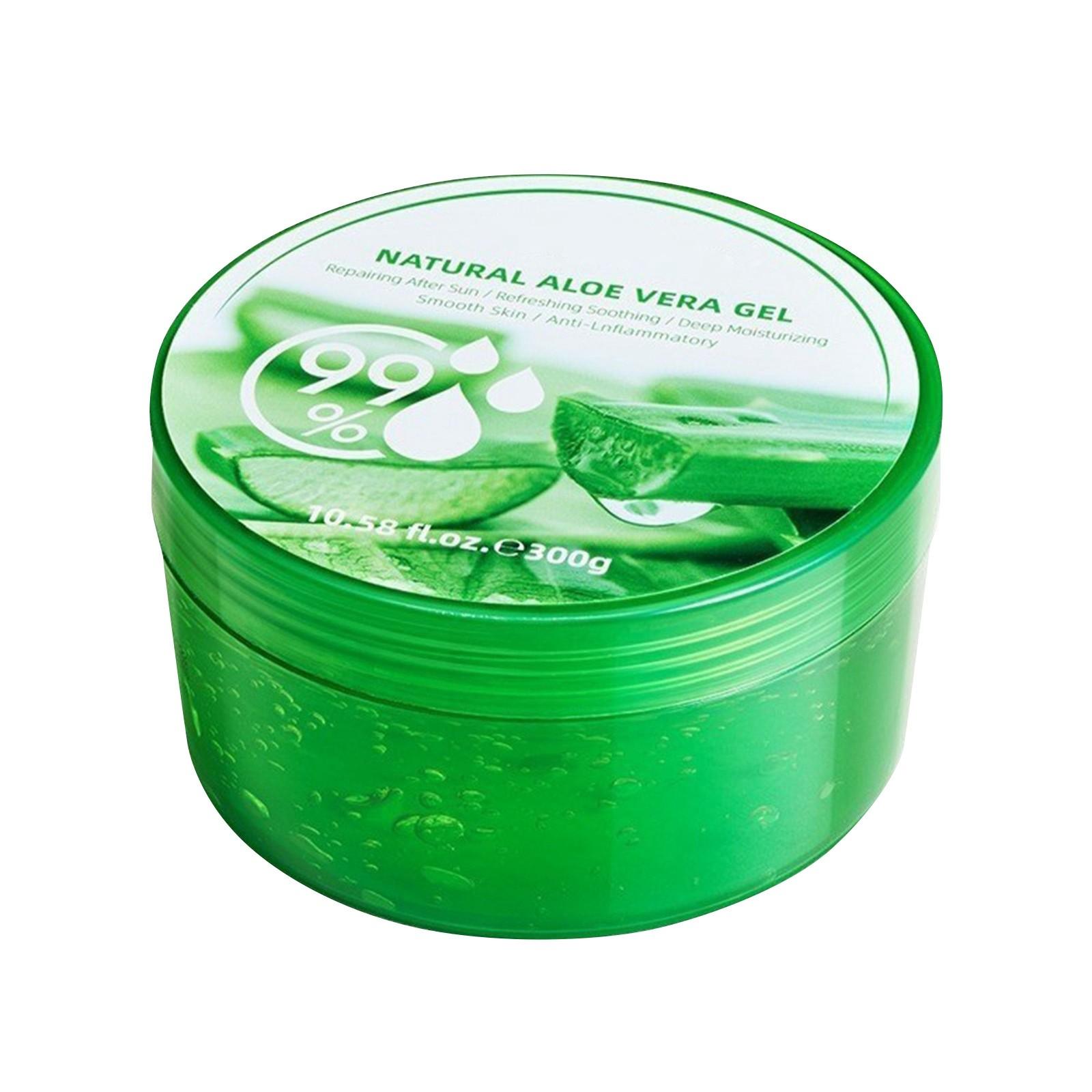 

99% Aloe Moisturizing Cream, Suitable For Face And Body, Natural Moisturizing Gel, Soothing Post-sun Care зелёный