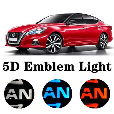 For Nissan Qashqai Teana X Trail T32 Juke Sentra Sylphy Almera Versa Car 5D Led Logo Light Sticker Badge Emblem Auto Accessories