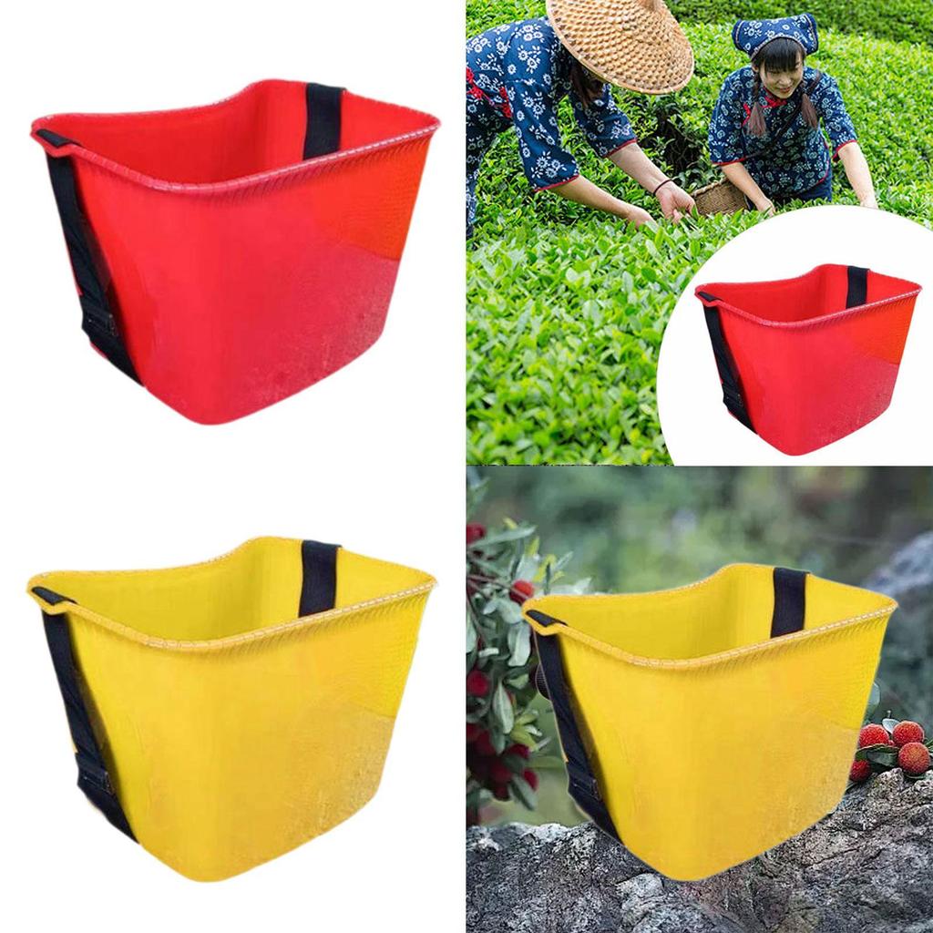 Fruit Picking Basket Portable Versatile Lightweight Picker Bucket Organizer Holder for Park Picnic Shopping Gardening Supplies