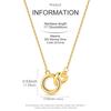 copper Minimalist Cross Necklaces for Woman Personality Chain Shining Gold Plated Color Party Necklaces for Women Jewellery