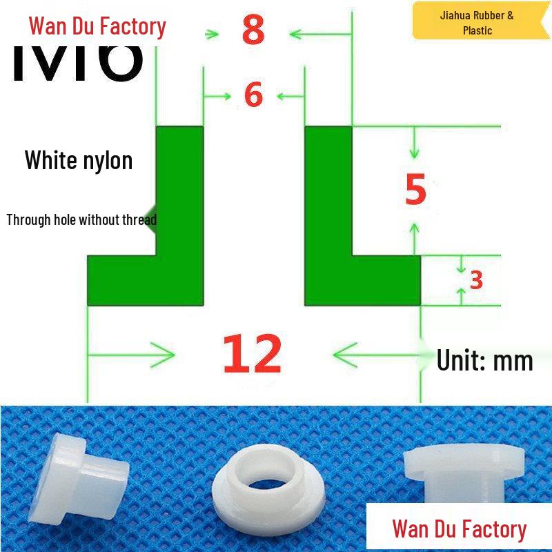 T-Shaped Nylon Insulating Bushing Spacer for M3-M35 Threads