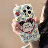 Zhitai Protective Air Cushion Case for iPhone 12/11, 14 Pro, 13, 15 - Cartoon Design