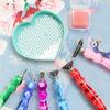 Special-shaped Resin Diamond Painting Pen Multi-placer Alloy Replacement Pen Heads Point Drill Pens Glue Clay DIY Nail Art Tool