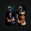 A-Arnold S-Schwarzenegger Telefoonhoesje Voor iPhone17, 16,15,14,13,12 Pro Max Zwart Candy Mat Schokbestendige Cover