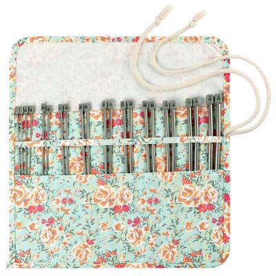 22Pcs Stainless Steel Knitting Needle Set Single Pointed Head Knitting Needle Straight Knitting Needle for Crocheting