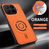 For Xiaomi 17T Case Built-in Magnetic PU Leather Cover Shockproof For Magsafe