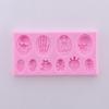 Mini Halloween Silicone Mold DIY Chocolate Fondant Cake Decoration Pumpkin Mold Tool for Home Party
