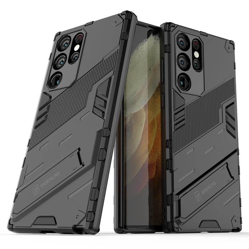 Holder Cover For Samsung Galaxy S21 Ultra Case For Samsung S21 Ultra Capas Shockproof Bumper Cover For Samsung S21 Ultra Fundas