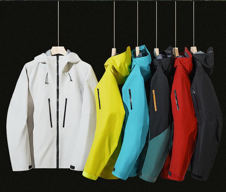 Water-Repellent Mountaineering Jacket: Fully Seam-Taped, Three-Proof, Outdoor Adventure Shell