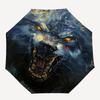 1pc Wolfpack Fashionable Automatic Opening/Closing Folding Umbrella with 8 Bones, Windproof Portable, Daily Use62