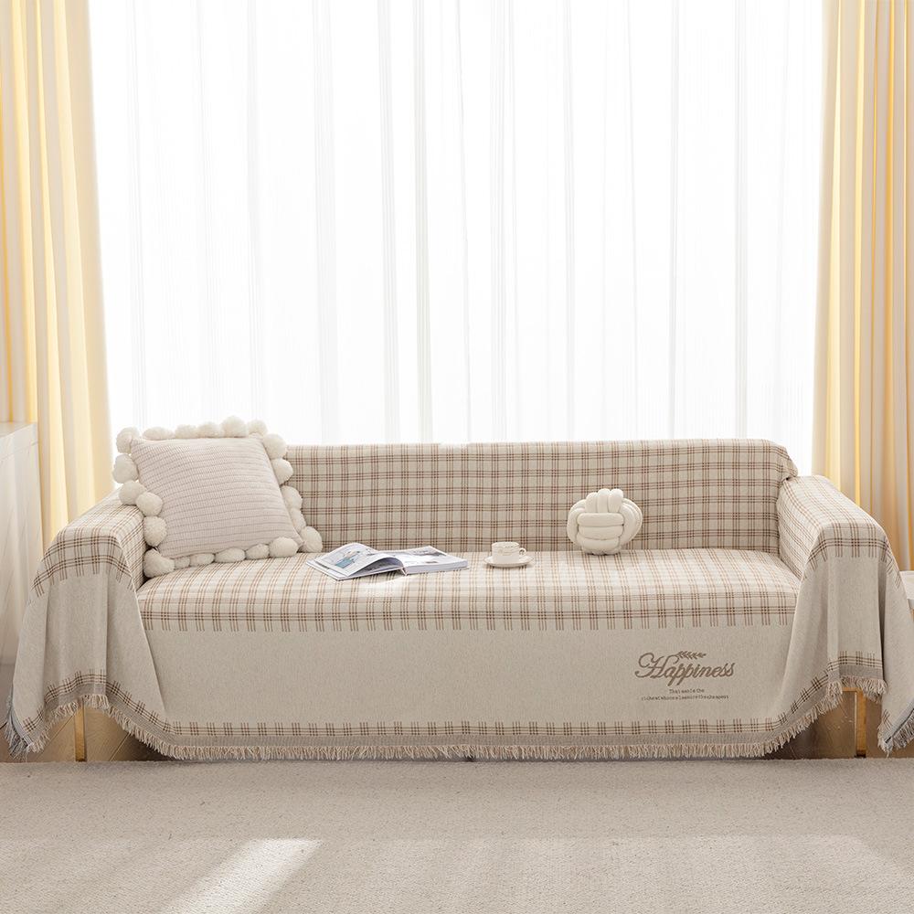 

Полотенце для дивана с цветочным рисунком, простой современный чехол для дивана из синели, всесезонный универсальный универсальный чехол, пылезащитный чехол 180*230