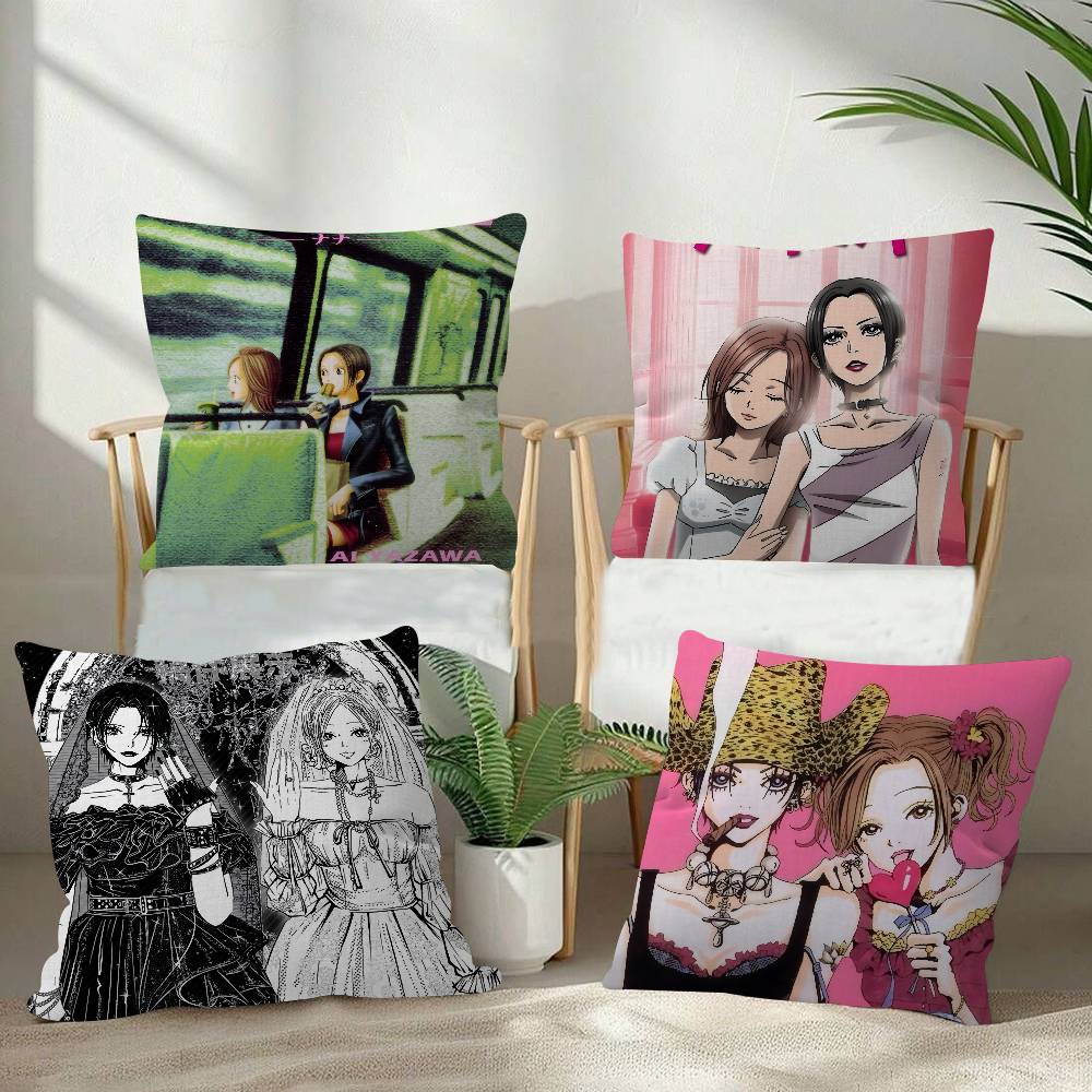 Classic Anime NANA girl Cushion Cover Decorative Pillow Sofa Home Decor case pillow cases