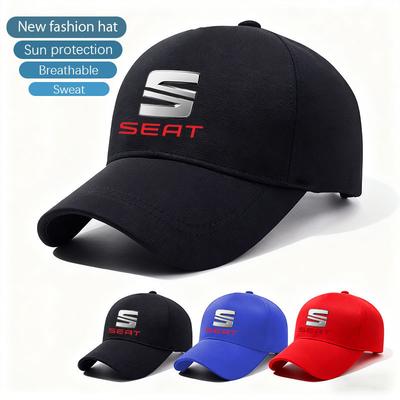 Baseball Caps Outdoor Sun Fishing Hats Shade Caps Racing Car Cap For Seat Leon 5f Ibiza 6l 6j Leon 1p Cushion Altea Accessories