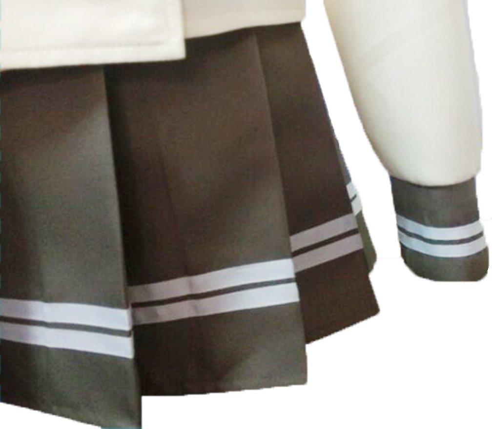 Cai Hong Sailor Uniform Costume for and Comic Market Yellow Cosplay, Christmas, Halloween, (Full Set) (Size L, Ribbon)