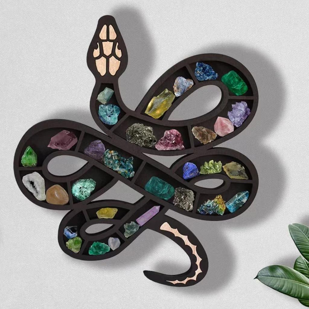 Creative Moon Cat Crystal Storage Rack and Home Decor Ornament