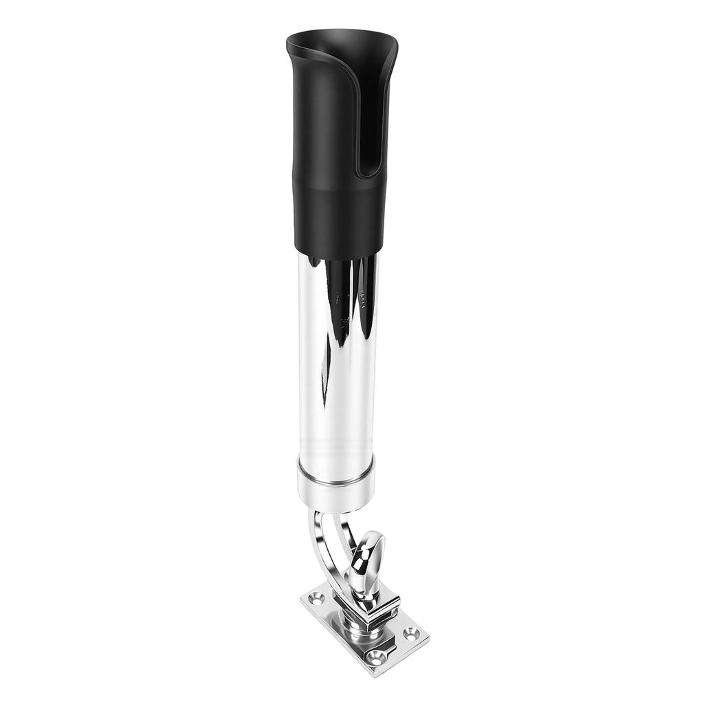 Boat Fishing Rod Holder Stainless Steel 360 Degree Adjustable Deck Mount Fishing Rod Holder Bracket for Marine Boat