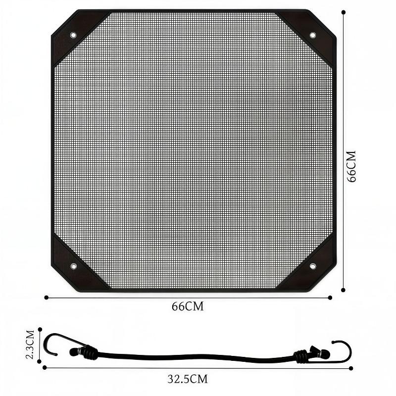 Universal Outdoor Air Conditioner Cover with Windproof Design and Ventilation Mesh Dustproof Anti Cold Wind for Most AC Units