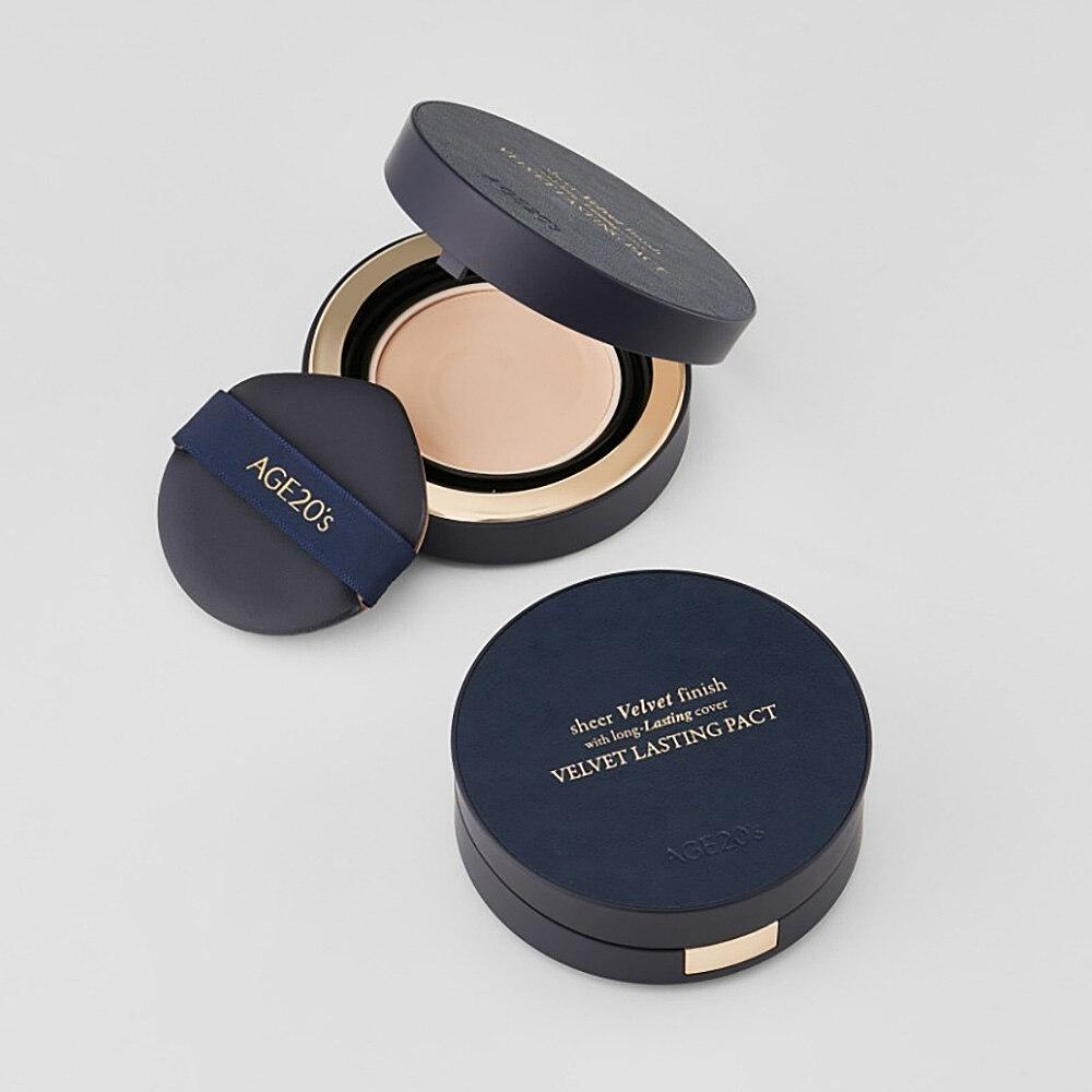 

Age 20 s Velvet Lasting Pact [Main Product + Refill] 19 C Pure
