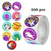 18 Patterns of Cartoon Animals, Reward Graffiti Stickers, PVC Self-adhesive, Teacher Encouragement Gift Card, DIY Kit