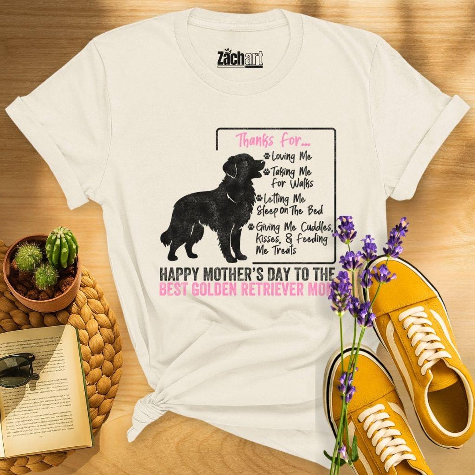Happy Mothers Day Golden Retriever Mom Shirt, Golden Retriever Mama Gift, Golden Mom Tee, Golden Lover Gift, Goldie Mom Shirt S