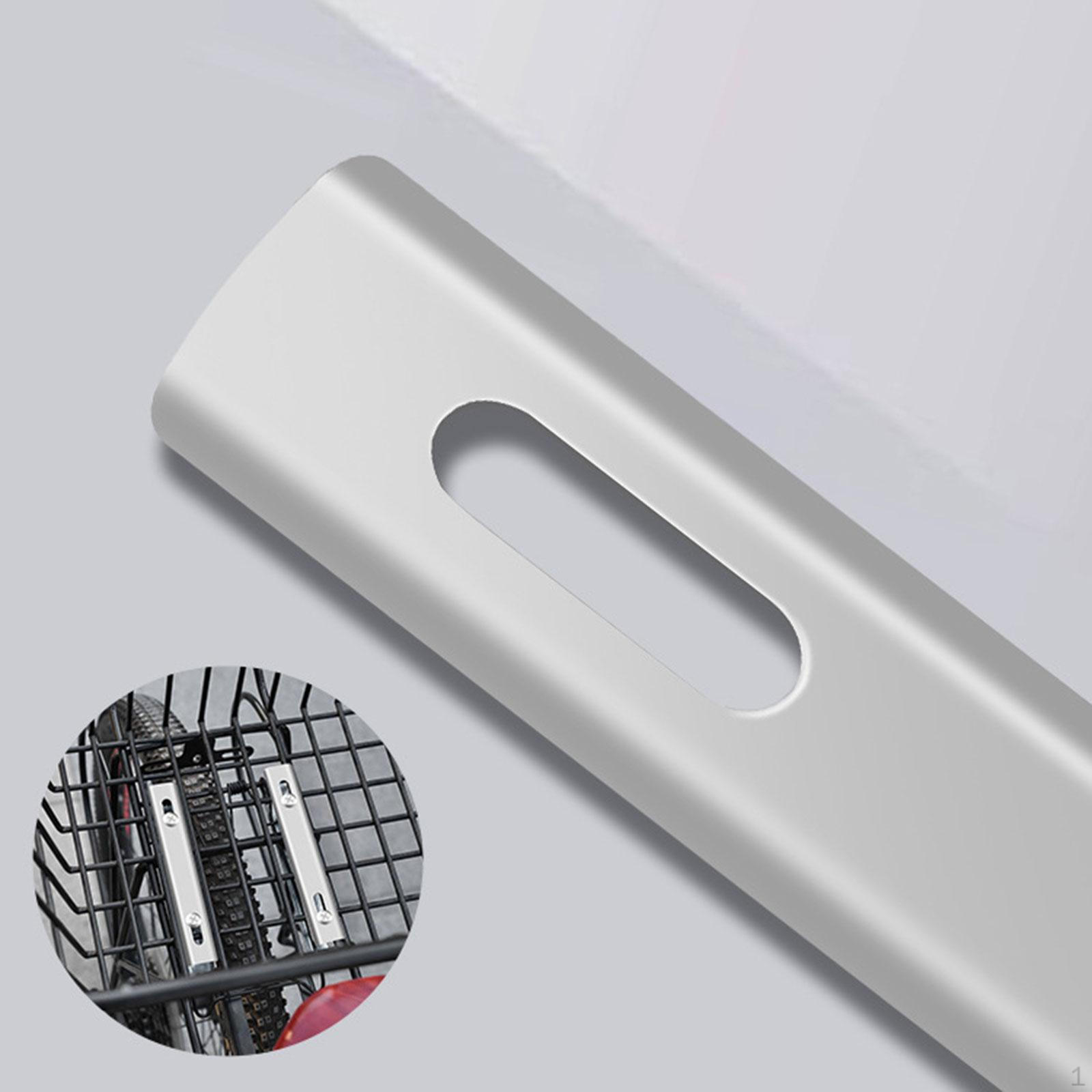 4Pcs Bike Rear Basket Mount Fixing Plate Adapter Premium, Durability, Spare Parts, Accessory,