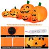 Cloth 7pcs Inflatable Halloween Pumpkin Conjoined Halloween Decoration  Thanksgiving