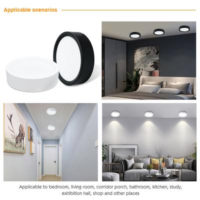 LED Downlight AC 220V 9W 12W 15W 18W Round Surface Mount Spot Light Thick Aluminum Lighting Bedroom Kitchen Indoor Down Lamp