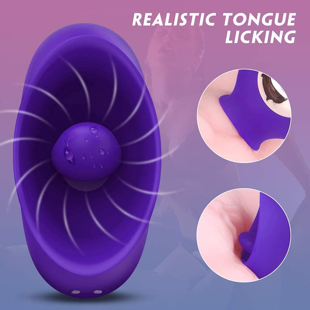 MIDU Vibrator Rotor Vibrator Licking Vibrator Licking Nipples Clit Licking Vibrator Sucking Vibrator Tongue Vibration Modes 9 Tongue Licking Modes