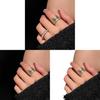 Light Luxury Gold Plated Open Ring Featuring Star Shape For Fashionable Women