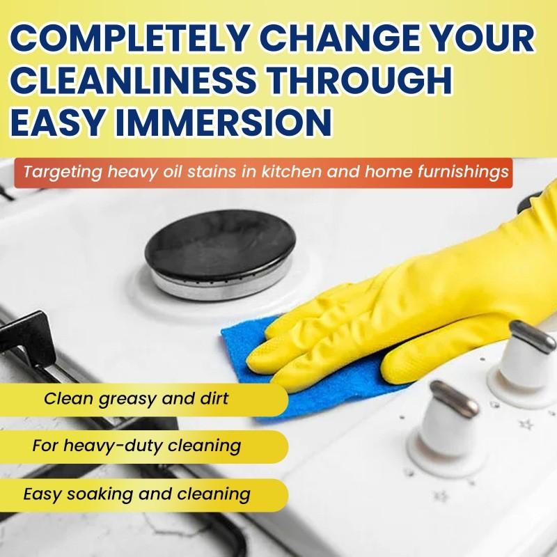 Degreaser Multifunctional Powder With Sponge For Effective Kitchen Removal Stain