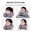 Press-Type Inflatable U-shaped Travel Neck Pillow