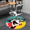 1pc Cow Abstract Chair Carpet for Office, Perfect for Office, Holiday Party Decoration Choice yy260314007