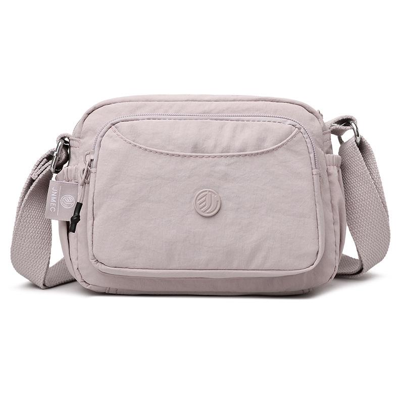 Autumn 2025 Large Capacity Nylon Crossbody Bag - Women's Multi-Compartment Trendy Square Bag for Moms