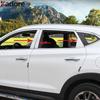 Fenster-Mittelpfosten-Abdeckung Zierleiste Für Hyundai Tucson 2015 2016 2017 2018 Edelstahl B C Säulen-Formteilleiste Auto Zubehör